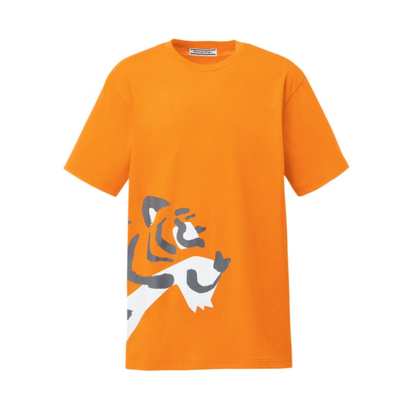 Orange Men\'s Onitsuka Tiger Graphic T Shirts Online India | B3G-6960