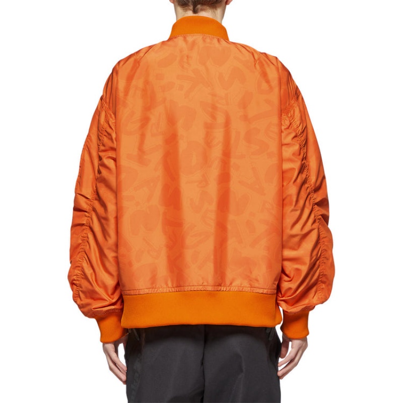 Orange Men's Onitsuka Tiger P Bomber Jackets Online India | P7V-2711