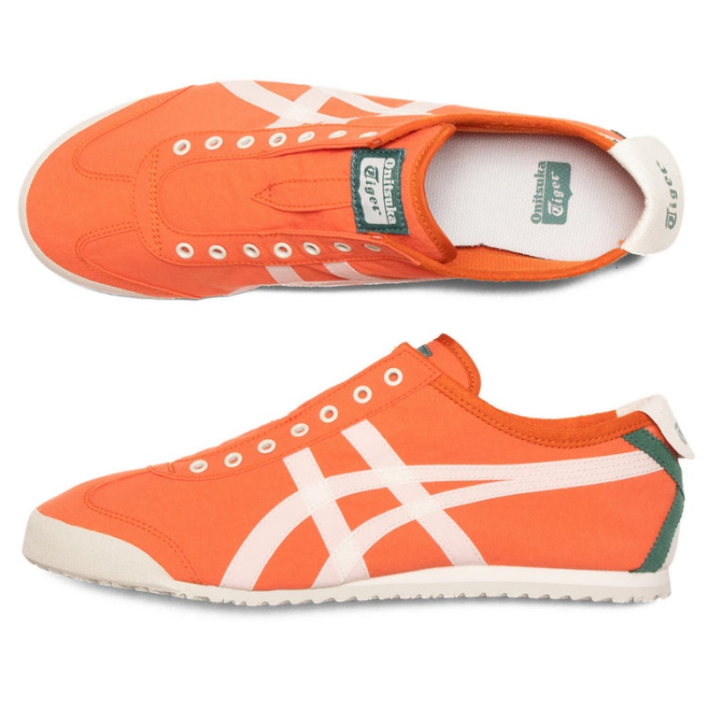 Orange / Cream Women's Onitsuka Tiger Mexico 66 Slip-on Online India | Y6U-0844