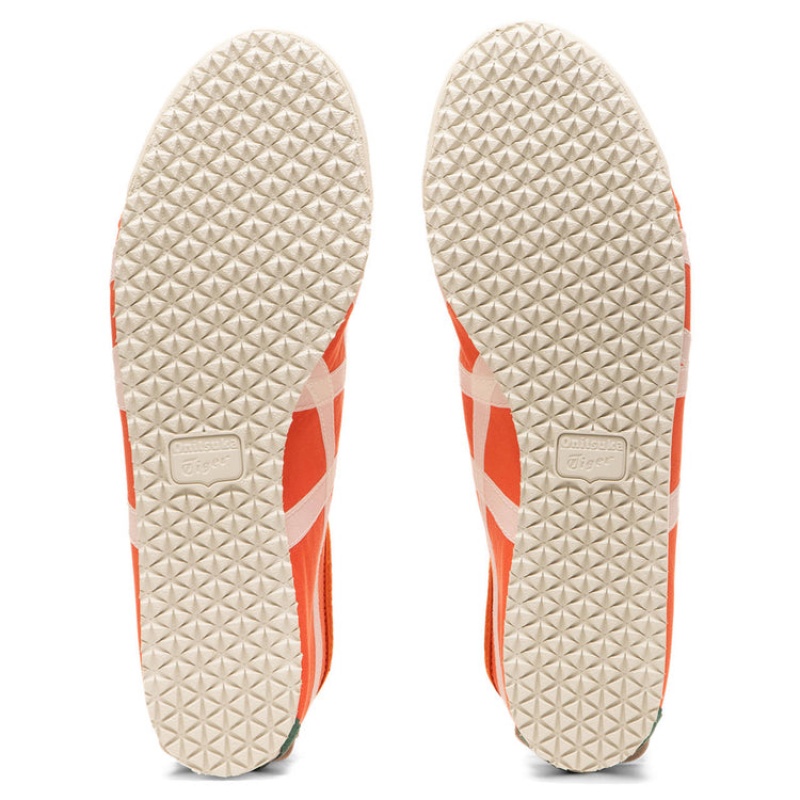 Orange / Cream Women's Onitsuka Tiger Mexico 66 Slip-on Online India | Y6U-0844