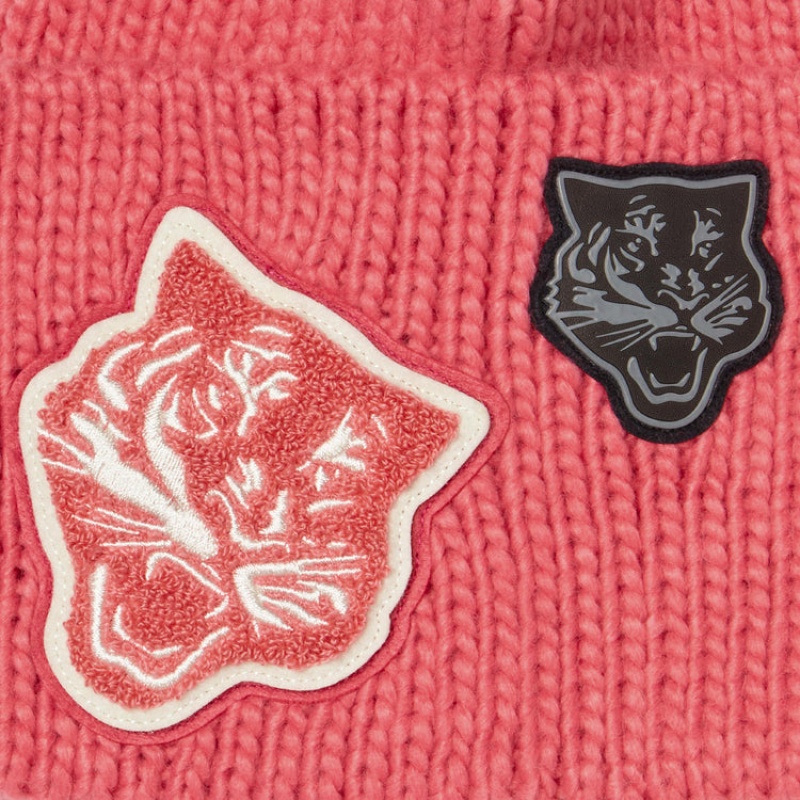 Pink Men's Onitsuka Tiger Beanie Accessories Online India | C8M-1196