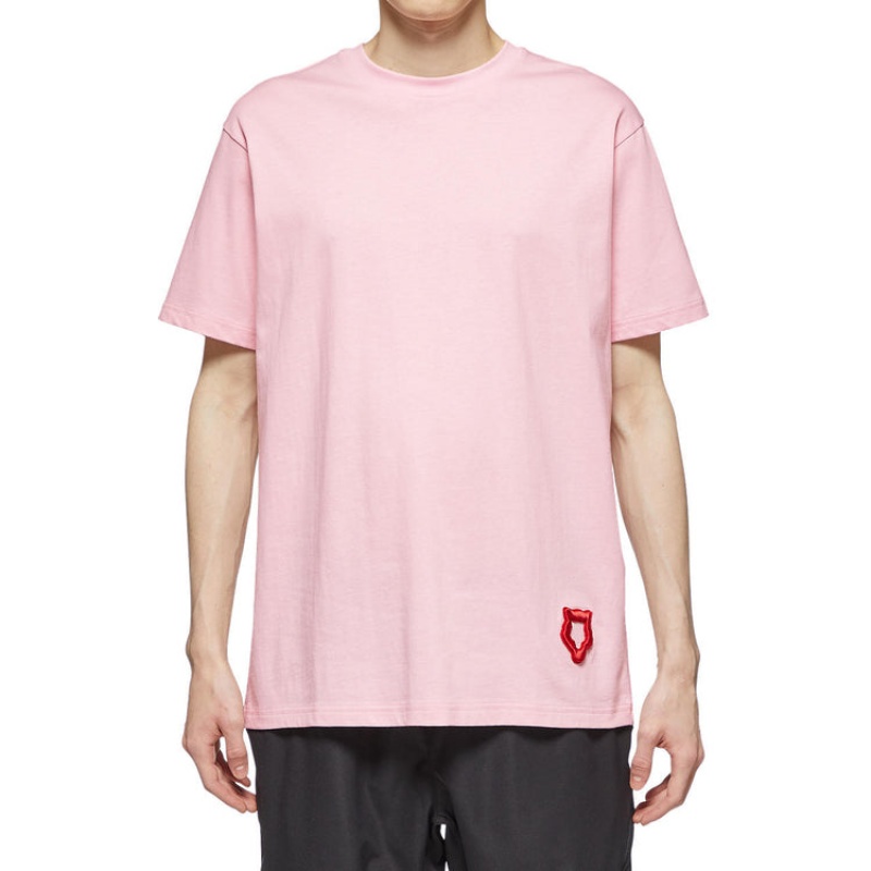 Pink Men's Onitsuka Tiger Graphic T Shirts Online India | L0Q-9575