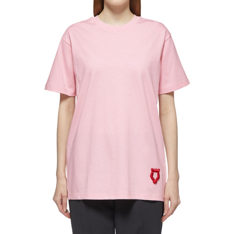 Pink Women's Onitsuka Tiger Graphic T Shirts Online India | R2X-5161