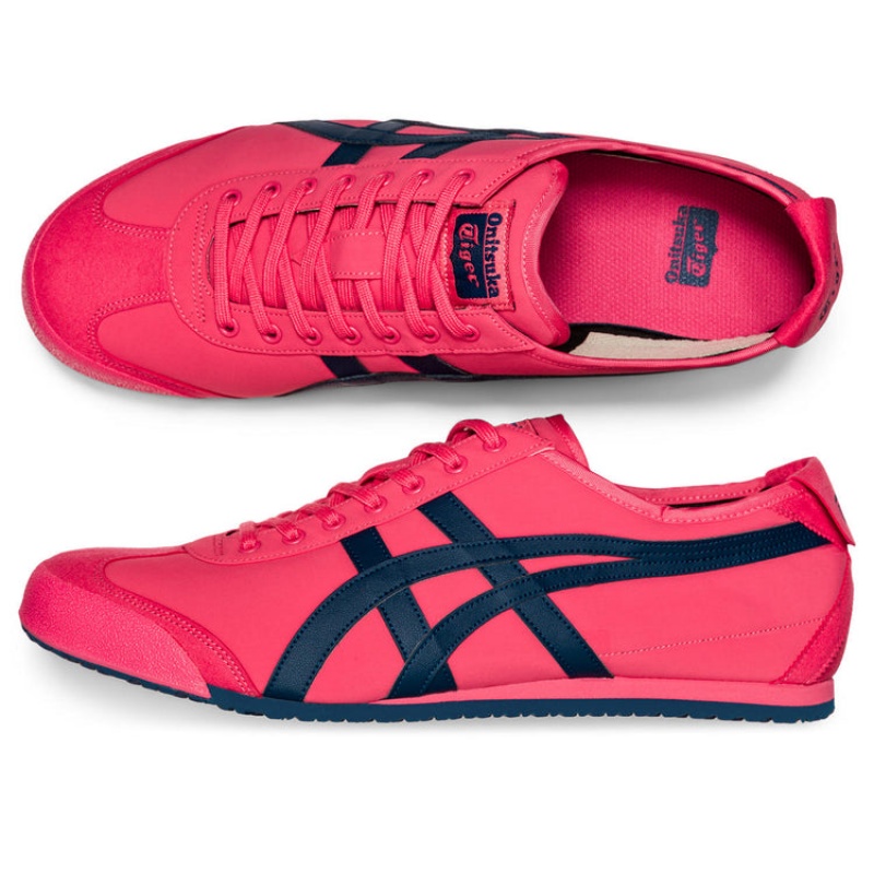 Pink / Blue Women's Onitsuka Tiger Mexico 66 Online India | U4M-7121