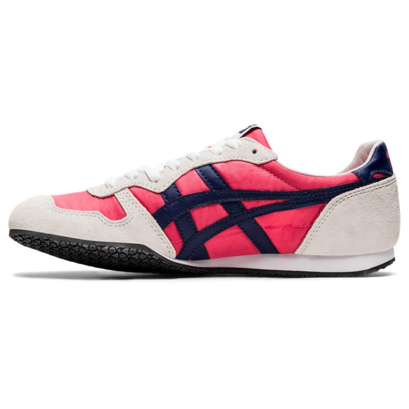 Pink / Navy Women's Onitsuka Tiger Serrano Sneakers Online India | M1W-9534