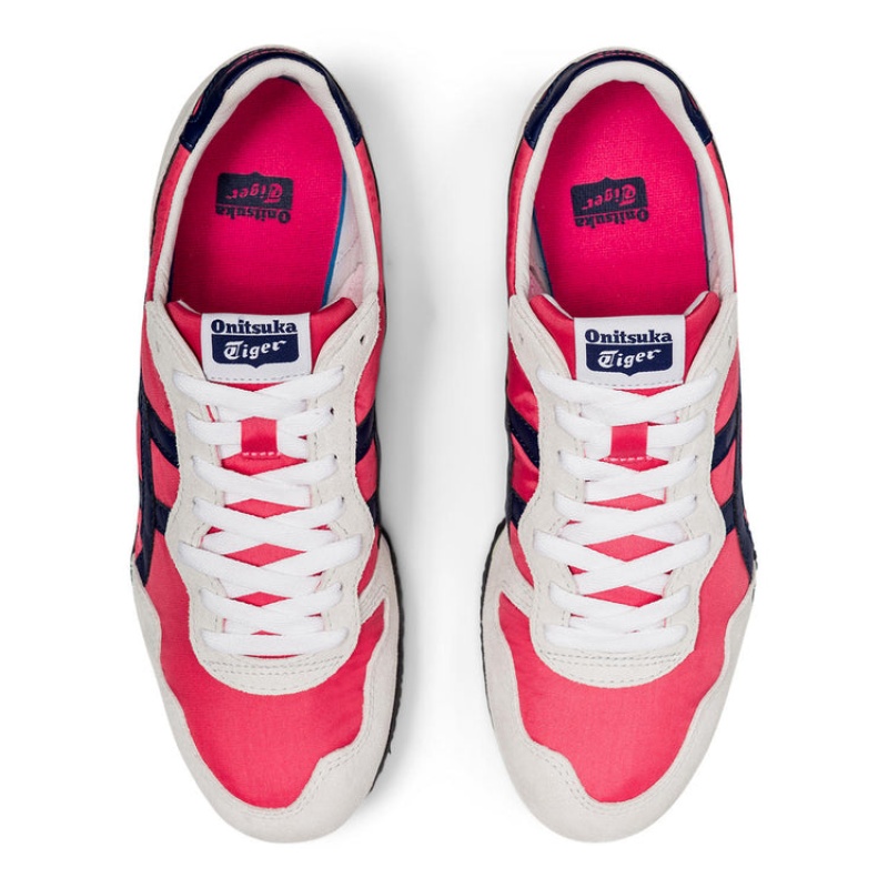 Pink / Navy Women's Onitsuka Tiger Serrano Sneakers Online India | M1W-9534