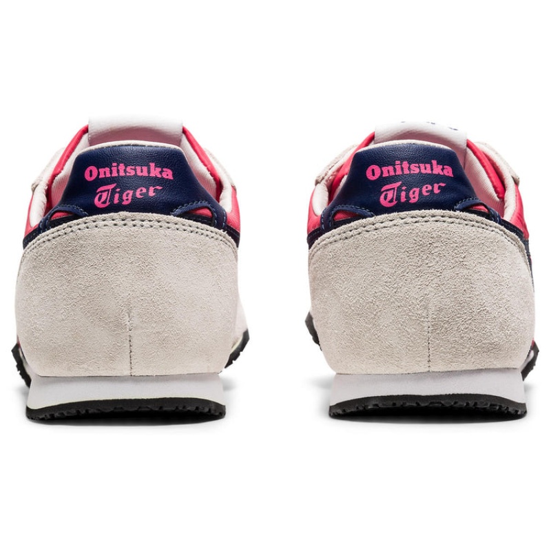 Pink / Navy Women's Onitsuka Tiger Serrano Sneakers Online India | M1W-9534