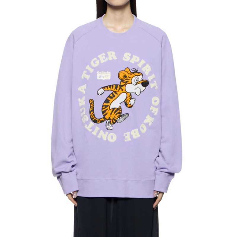 Purple Men's Onitsuka Tiger Sweatshirts Online India | R9G-5657