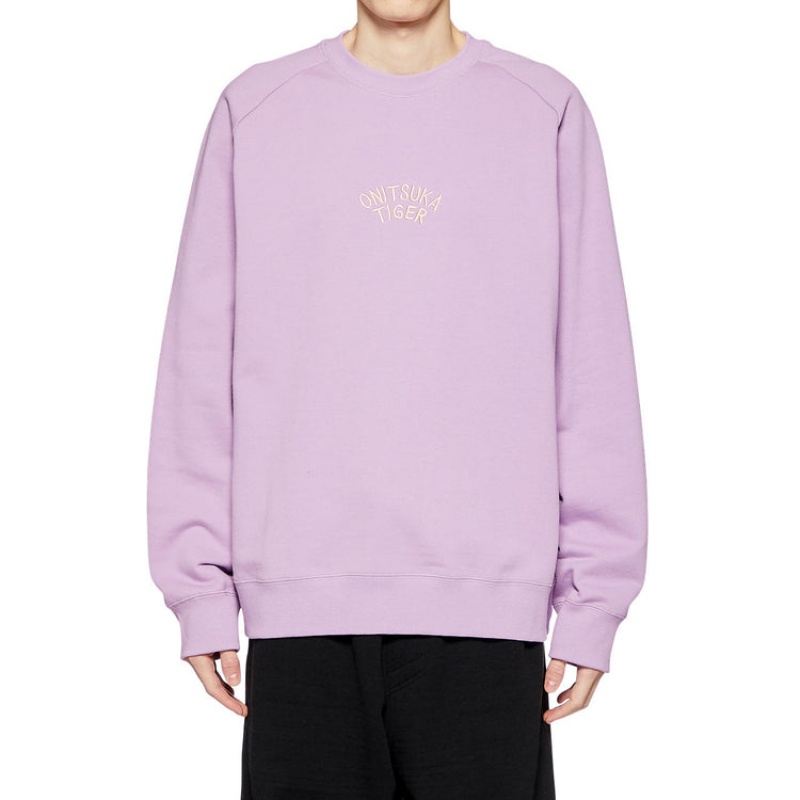 Purple Men's Onitsuka Tiger Sweatshirts Online India | O1H-4437