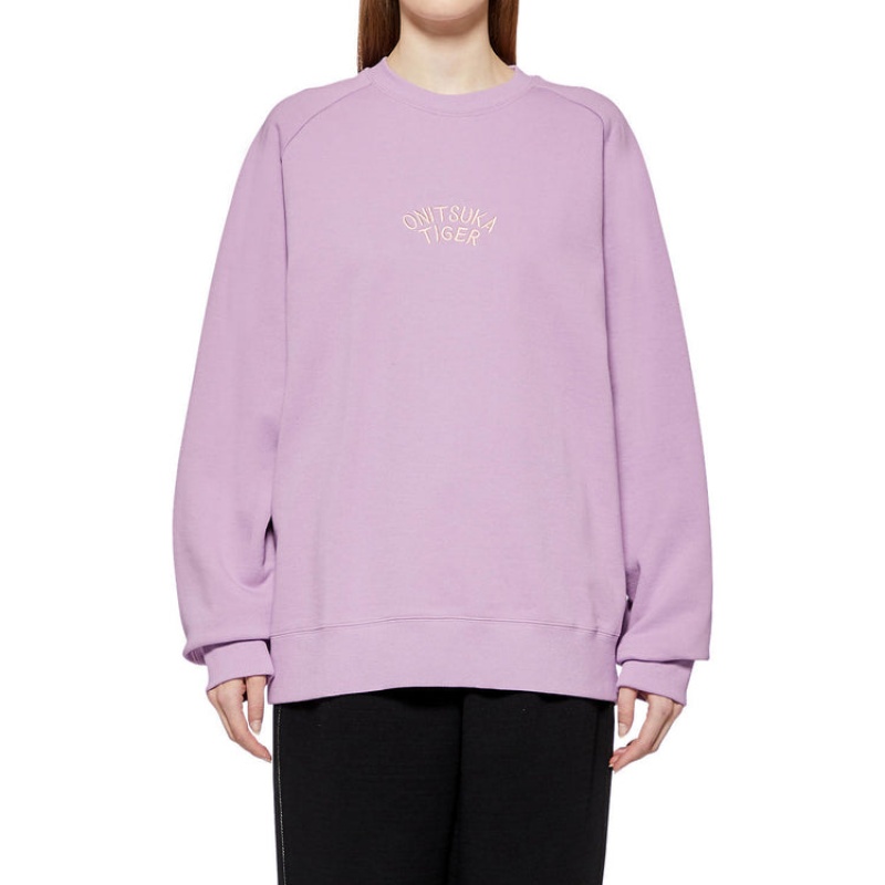 Purple Men's Onitsuka Tiger Sweatshirts Online India | O1H-4437