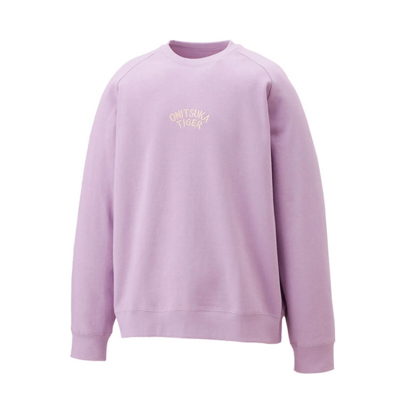 Purple Men's Onitsuka Tiger Sweatshirts Online India | O1H-4437