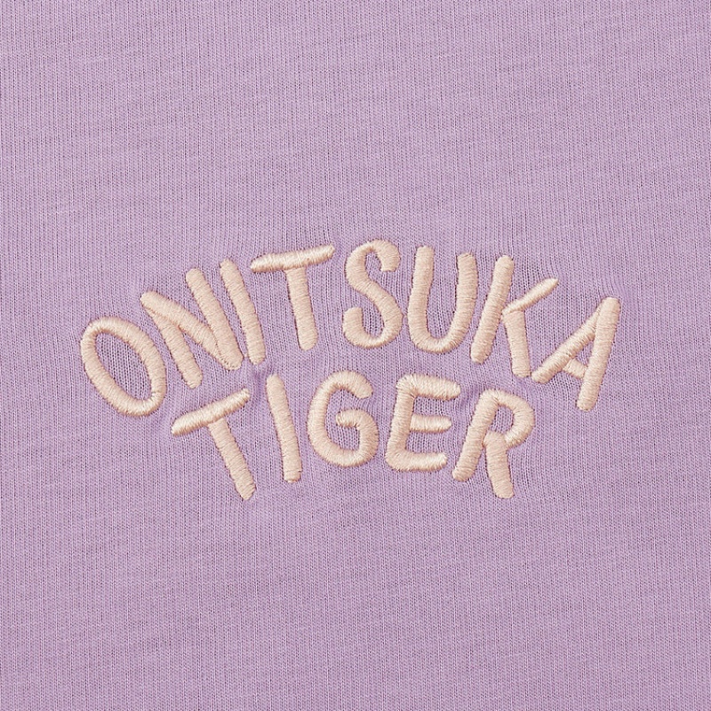 Purple Women's Onitsuka Tiger Graphic T Shirts Online India | X3D-6848