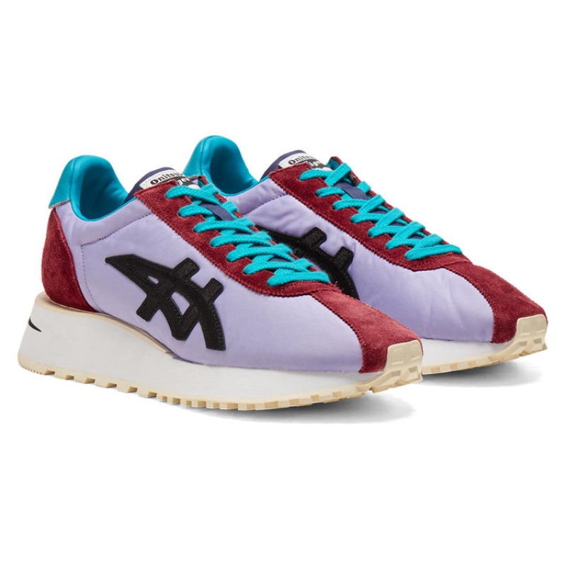 Purple / Black Women's Onitsuka Tiger Moage Mo Sneakers Online India | M1V-7013