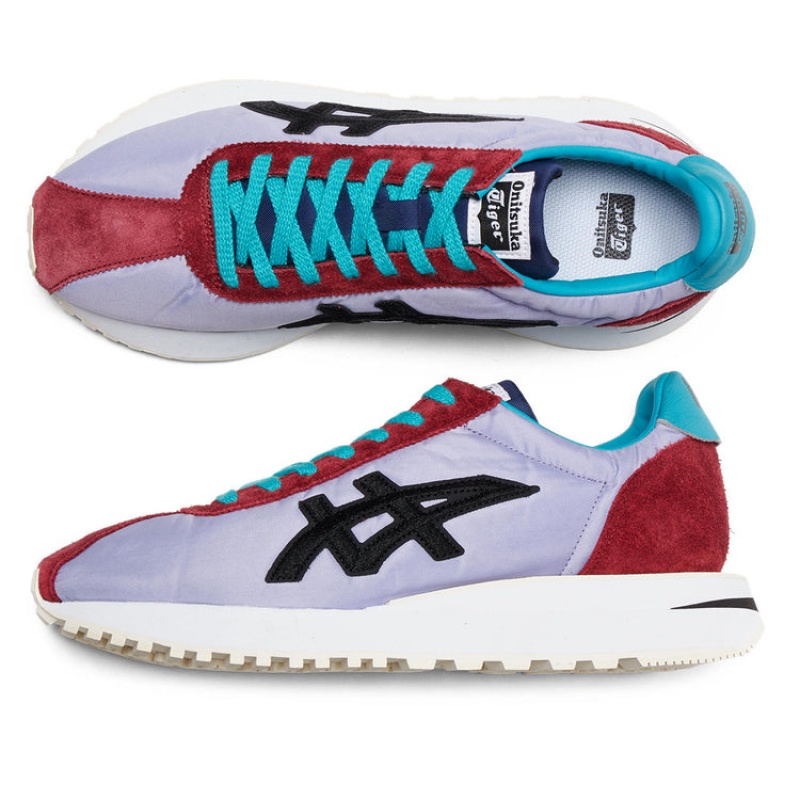 Purple / Black Women's Onitsuka Tiger Moage Mo Sneakers Online India | M1V-7013