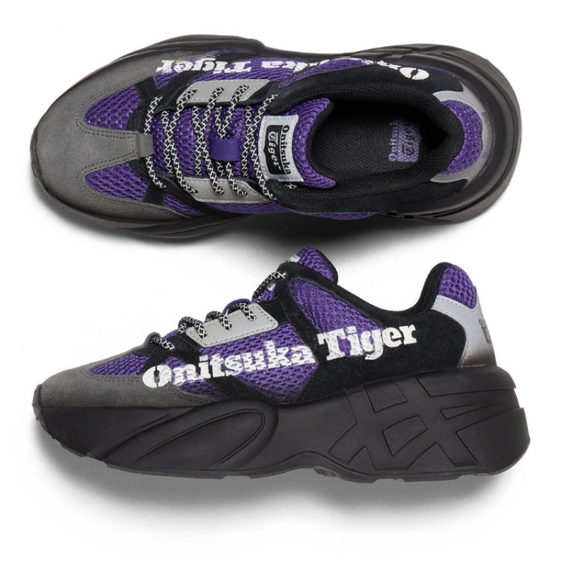 Purple / Black Women's Onitsuka Tiger P-trainer Sneakers Online India | J5M-2581