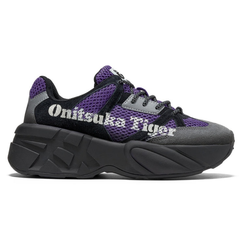 Purple / Black Women\'s Onitsuka Tiger P-trainer Sneakers Online India | J5M-2581