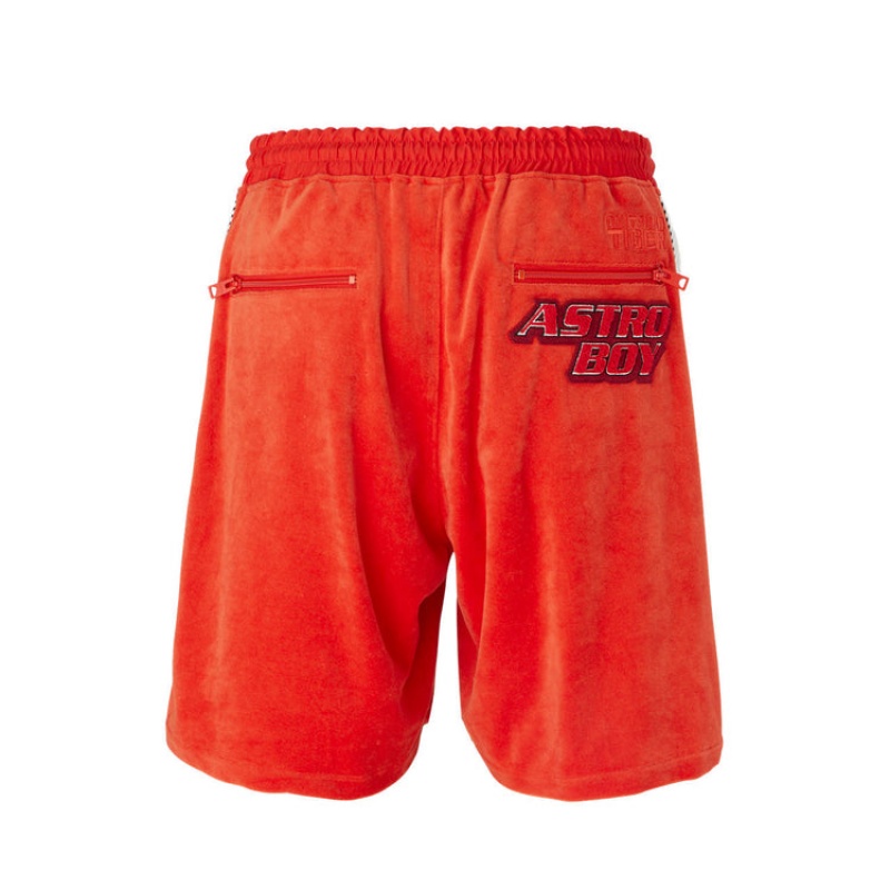 Red Men's Onitsuka Tiger Shorts Online India | X0U-9557