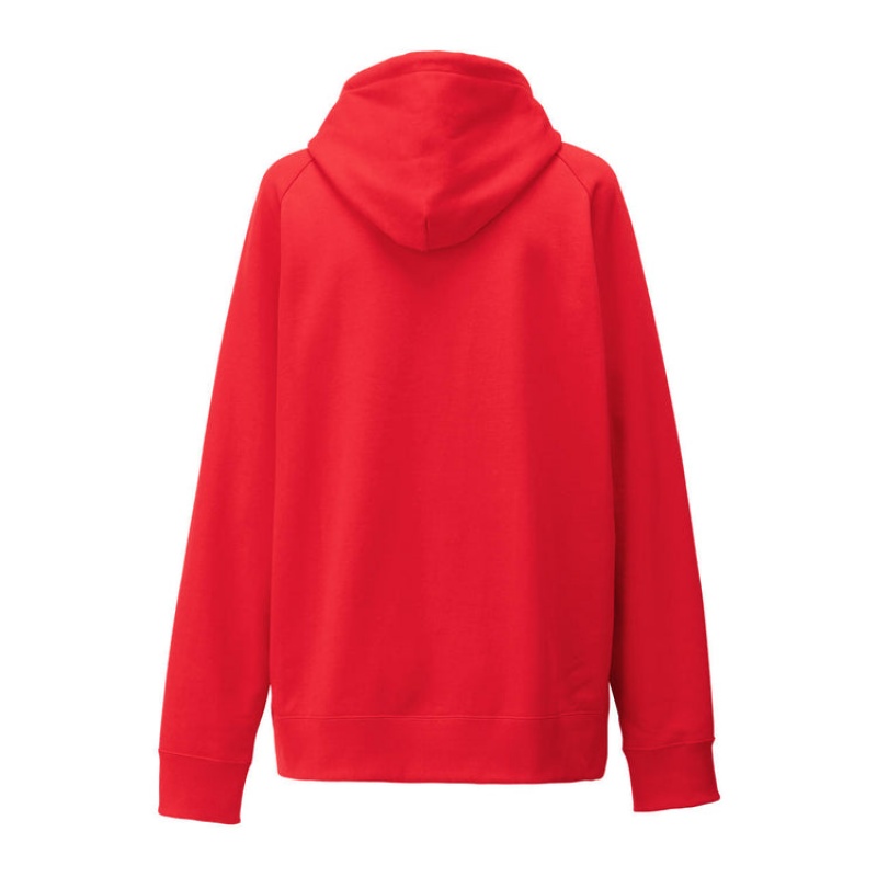 Red Men's Onitsuka Tiger Sweat Hoodie Online India | P8S-3501