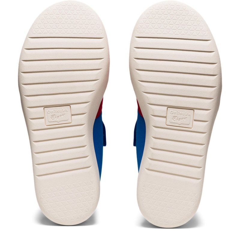 Red / Blue Kids' Onitsuka Tiger Mexico 66 Sandals Online India | B2N-4217