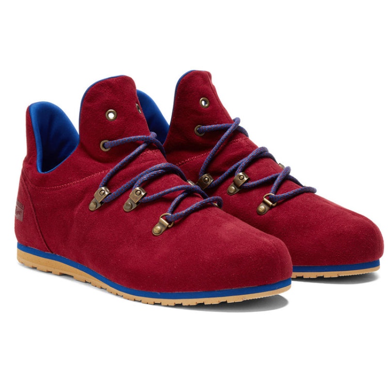 Red / Blue Women's Onitsuka Tiger Monte Pokhara Sneakers Online India | S8B-4934