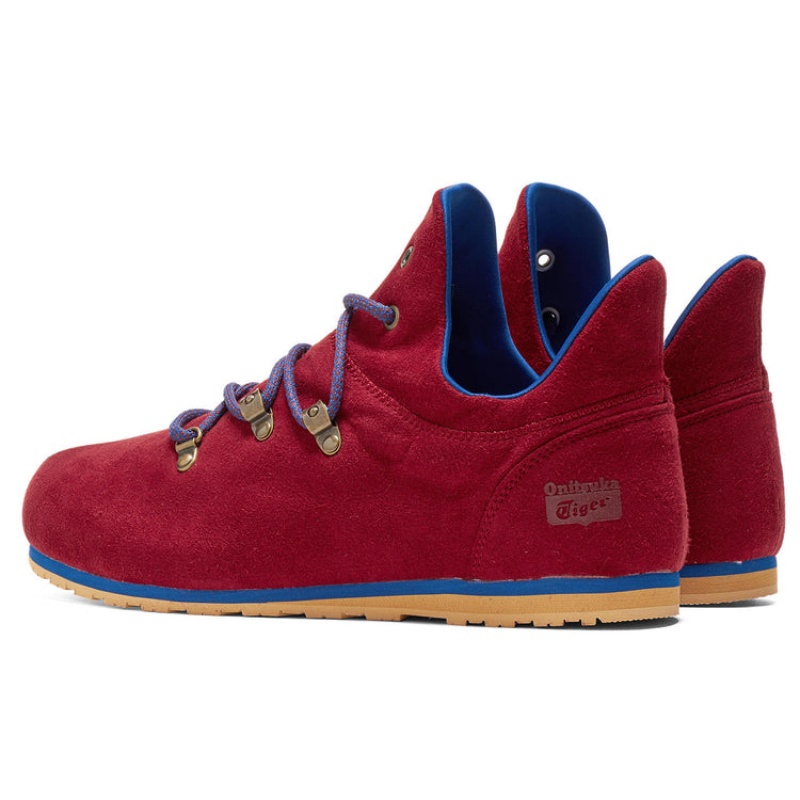 Red / Blue Women's Onitsuka Tiger Monte Pokhara Sneakers Online India | S8B-4934