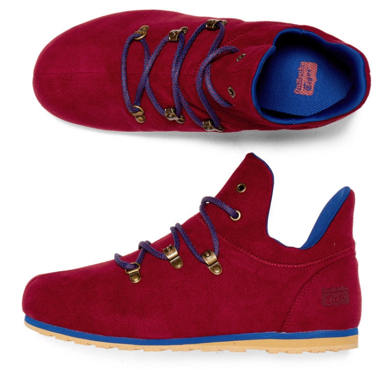 Red / Blue Women's Onitsuka Tiger Monte Pokhara Sneakers Online India | S8B-4934