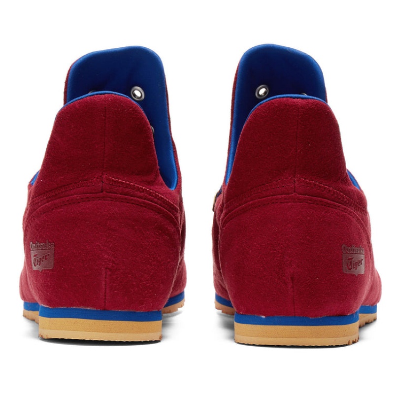 Red / Blue Women's Onitsuka Tiger Monte Pokhara Sneakers Online India | S8B-4934