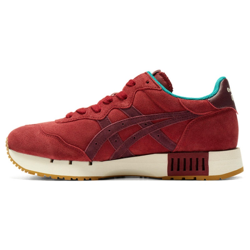 Red / Deep Green Women's Onitsuka Tiger X-caliber Sneakers Online India | O8U-1529