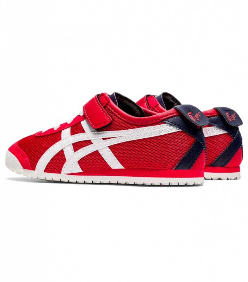 Red / White Kids' Onitsuka Tiger Mexico 66 Online India | F2Q-1913