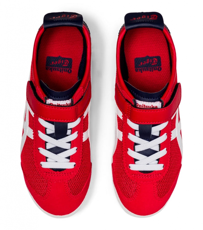 Red / White Kids' Onitsuka Tiger Mexico 66 Online India | F2Q-1913