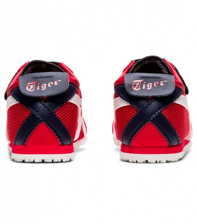 Red / White Kids' Onitsuka Tiger Mexico 66 Online India | F2Q-1913