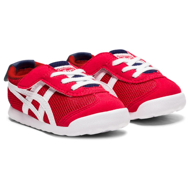 Red / White Kids' Onitsuka Tiger Mexico 66 Online India | P3W-8240