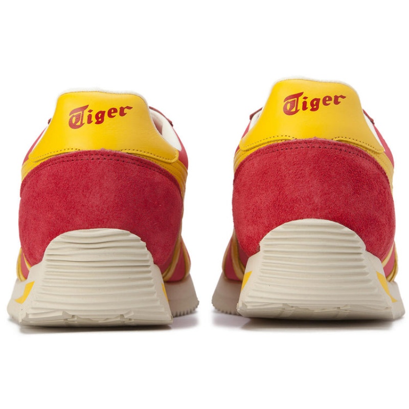 Red / Yellow Men's Onitsuka Tiger Moal 77 Nm Nippon Made Online India | L3H-9513