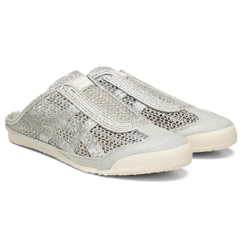 Silver / Silver Men's Onitsuka Tiger Sabot Mexico 66 Online India | F3C-1015