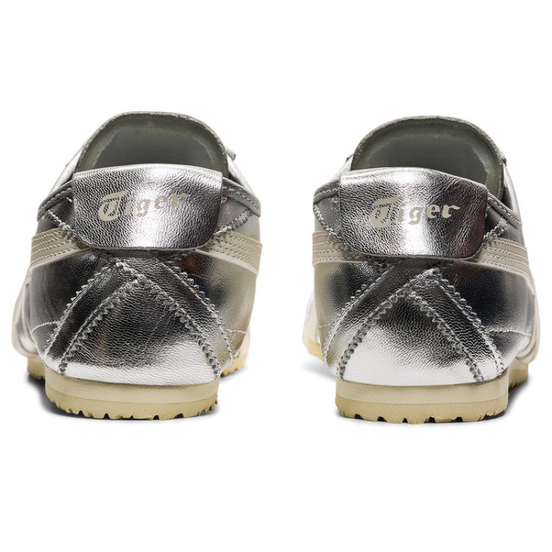 Silver / White Women's Onitsuka Tiger Mexico 66 Online India | W3R-8492