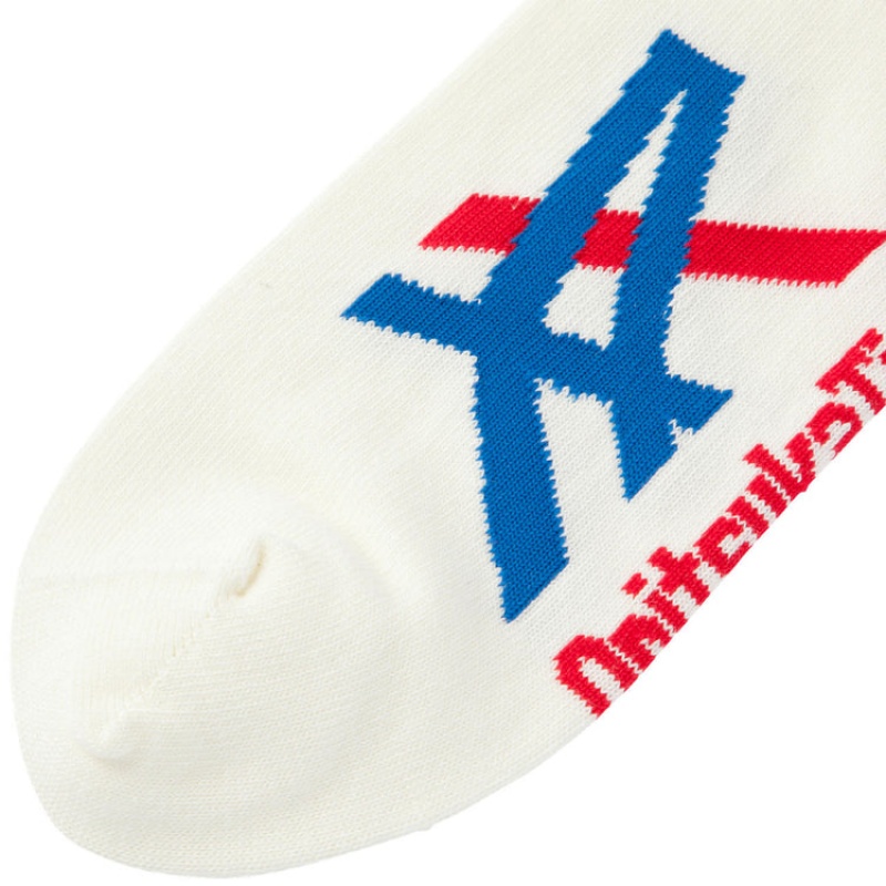 White Men's Onitsuka Tiger Ankle Socks Online India | F1D-6421