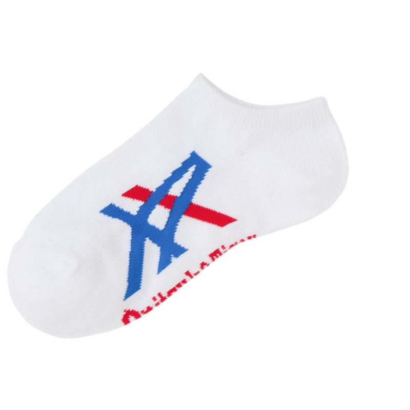 White Men's Onitsuka Tiger Ankle Socks Online India | X6E-1165