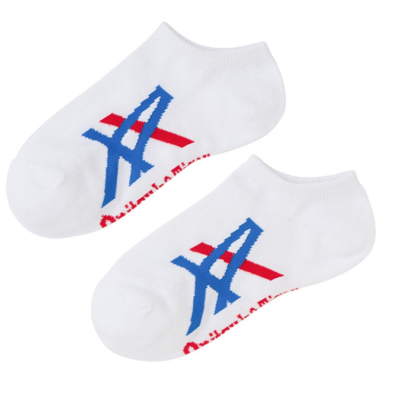 White Men\'s Onitsuka Tiger Ankle Socks Online India | X6E-1165