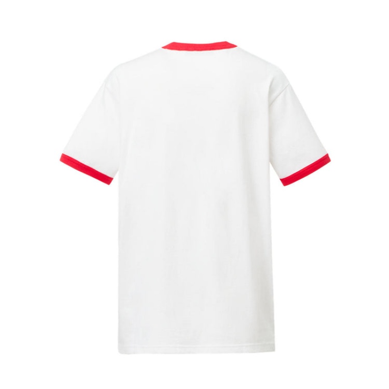 White Men's Onitsuka Tiger Graphic T Shirts Online India | X3M-3544