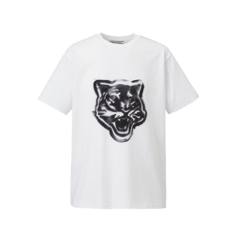 White Men\'s Onitsuka Tiger Graphic T Shirts Online India | B2H-4458