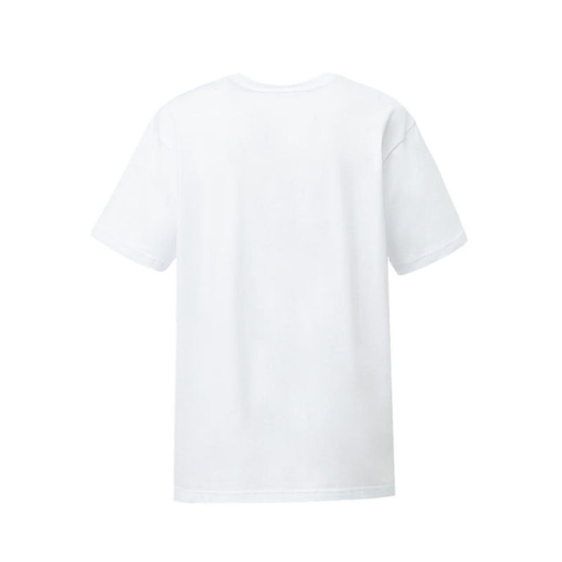 White Men's Onitsuka Tiger Graphic T Shirts Online India | X5W-3495