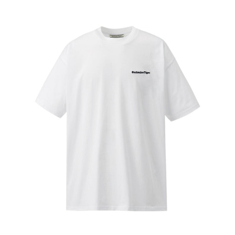 White Men\'s Onitsuka Tiger Graphic T Shirts Online India | U4I-6383