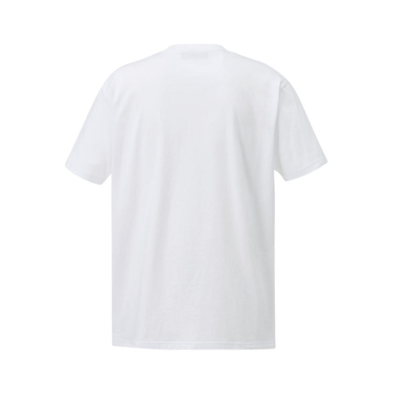 White Men's Onitsuka Tiger Graphic T Shirts Online India | K8R-6108