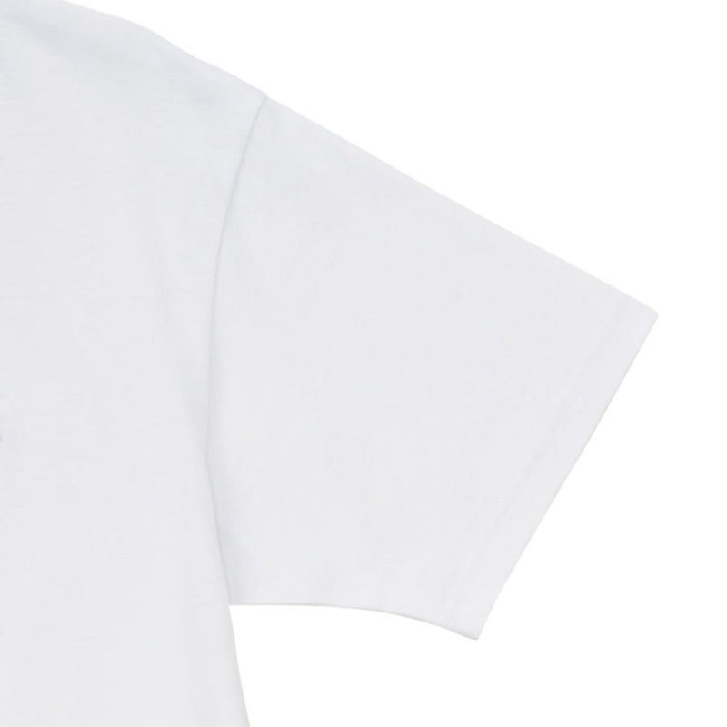 White Men's Onitsuka Tiger Graphic T Shirts Online India | K8R-6108