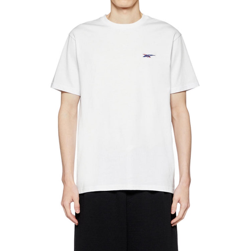 White Men's Onitsuka Tiger Graphic T Shirts Online India | L5K-4234