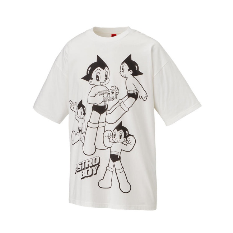 White Men's Onitsuka Tiger Graphic T Shirts Online India | U3S-6871