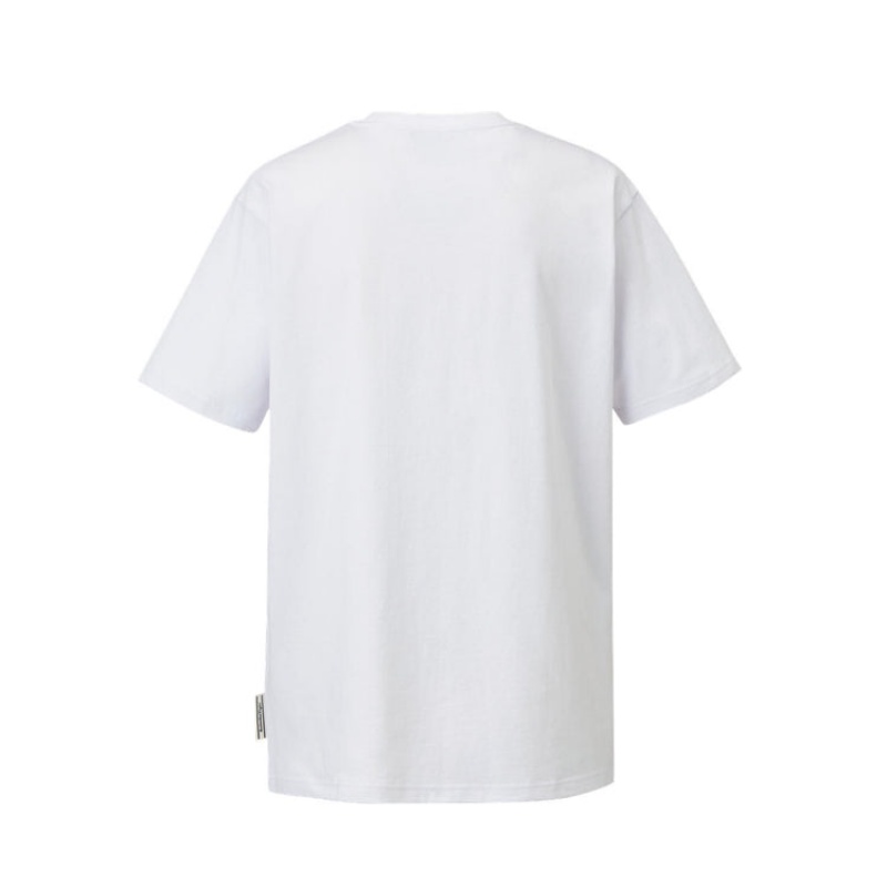 White Men's Onitsuka Tiger Graphic T Shirts Online India | E3N-4873