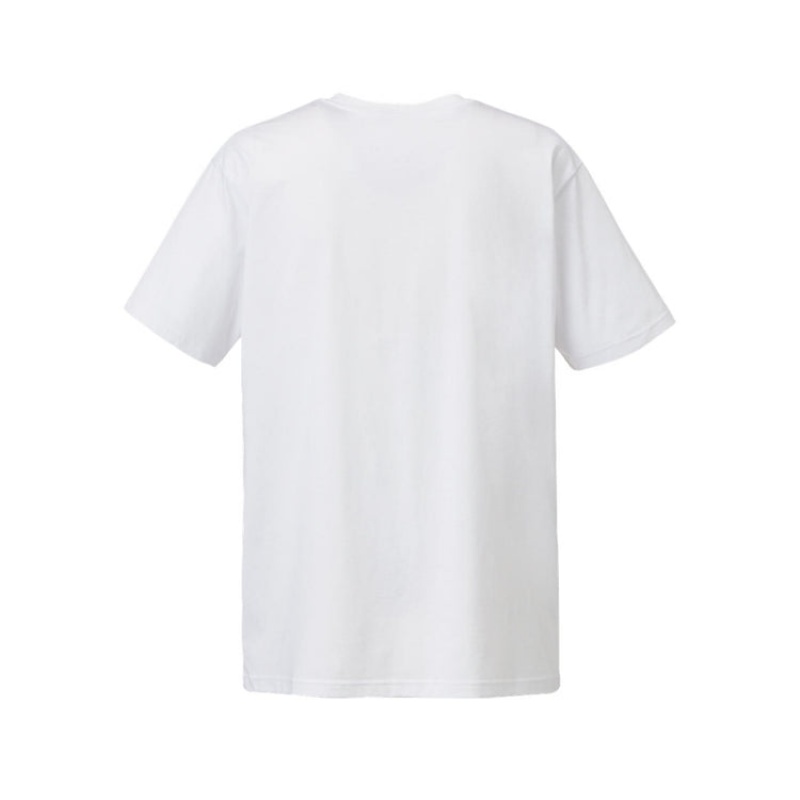 White Men's Onitsuka Tiger Graphic T Shirts Online India | Q9K-1344