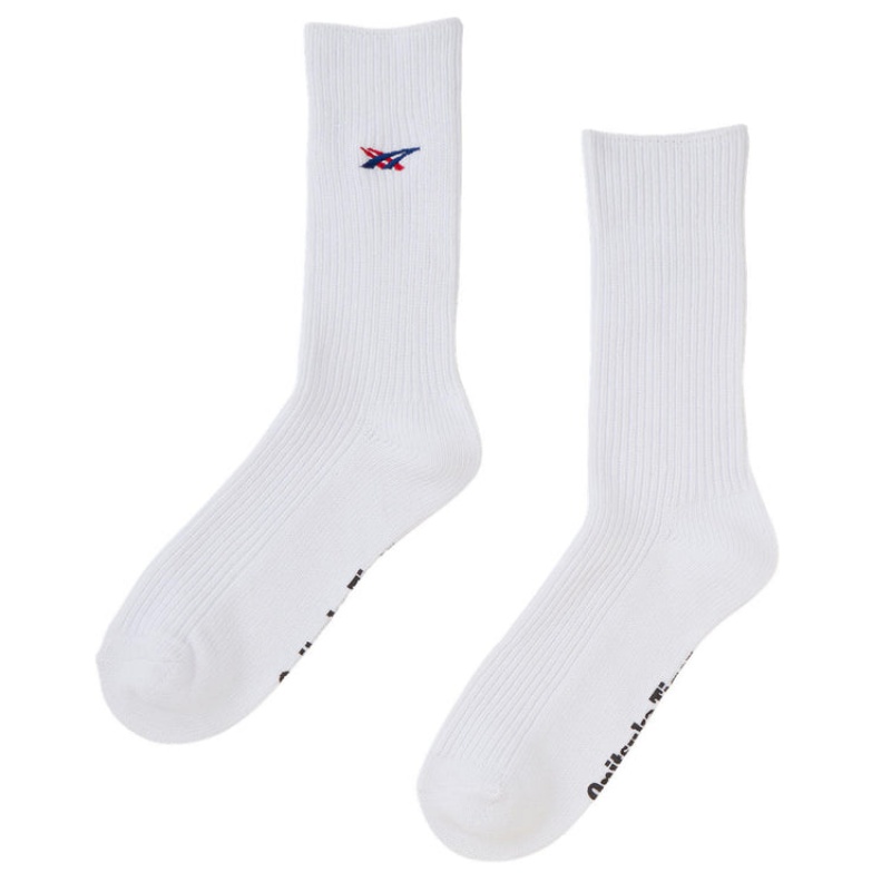 White Men\'s Onitsuka Tiger Middle Socks Online India | U5Y-2116