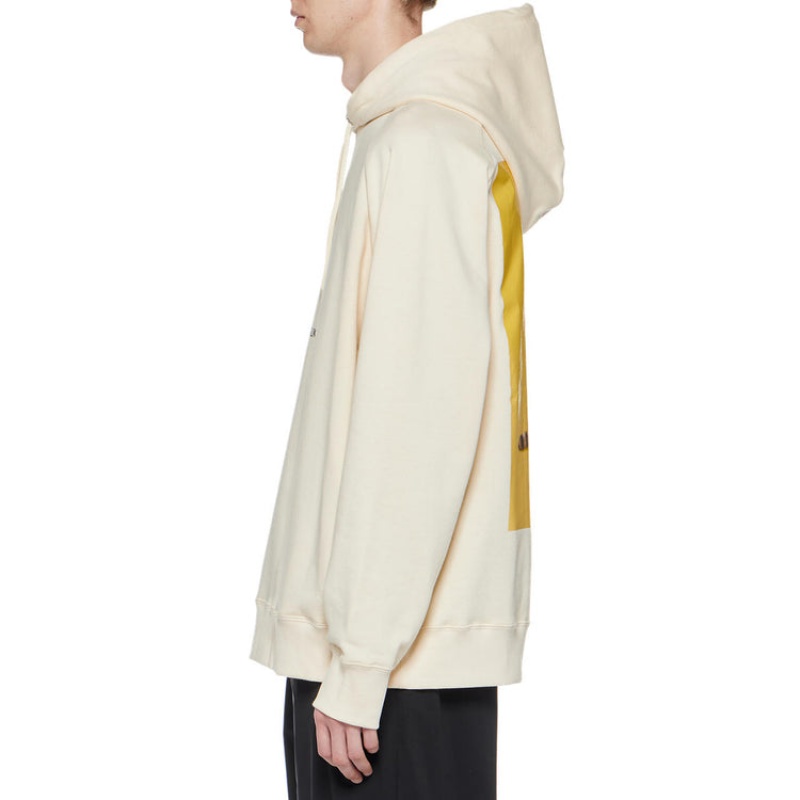 White Men's Onitsuka Tiger Sweat Hoodie Online India | C2U-2552